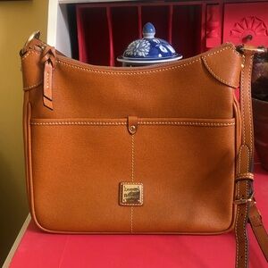 Dooney & Bourke Caramel Saffiano Leather  Kimberly Bag
